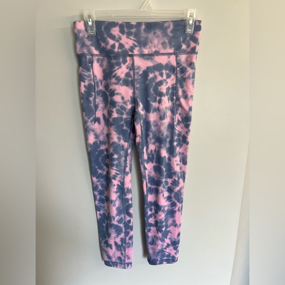 Athleta Girls XXL/16 Pink Quartz High Rise Stash Your Treasures Capri Leggings - Picture 1 of 3